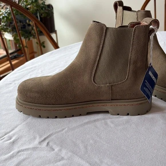 Birkenstock Brown Ankle Booties with Suede Finish - Picture 2 of 3